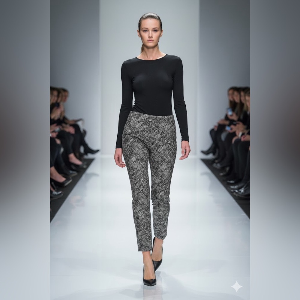 NWT ARMANI COLLEZIONI women’s print trousers 6